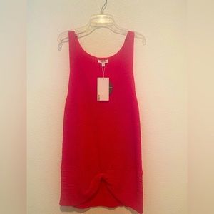 NWT Pink knot tank top